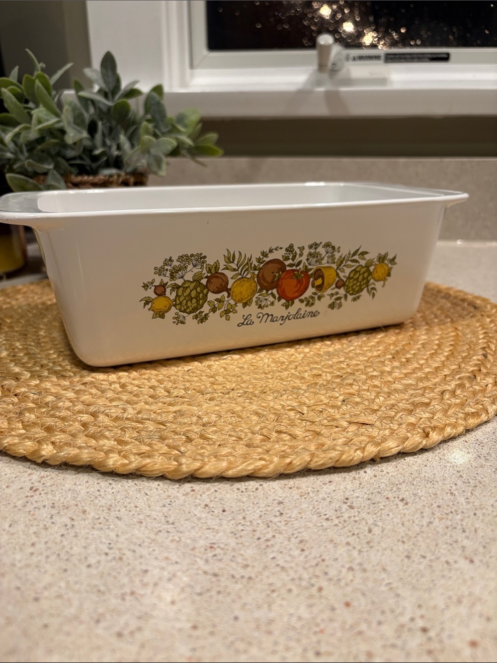 Vintage Corningware Spice of Life Loaf Pan